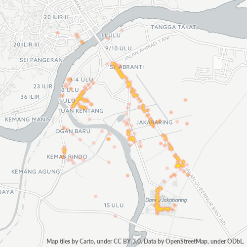 Dami ng Negosyo sa Postal Code 30257 - Palembang, Sumatera Selatan