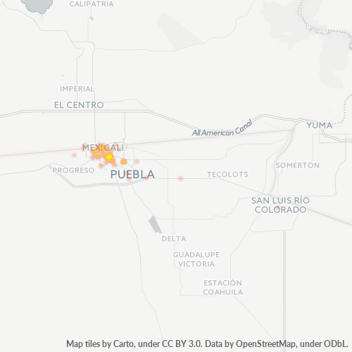 Dami ng Negosyo sa Postal Code 21360 - Mexicali, Baja California
