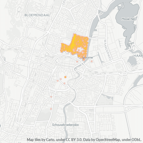 Dami ng Negosyo sa Postal Code 2021 - Haarlem, Provincie Noord-Holland