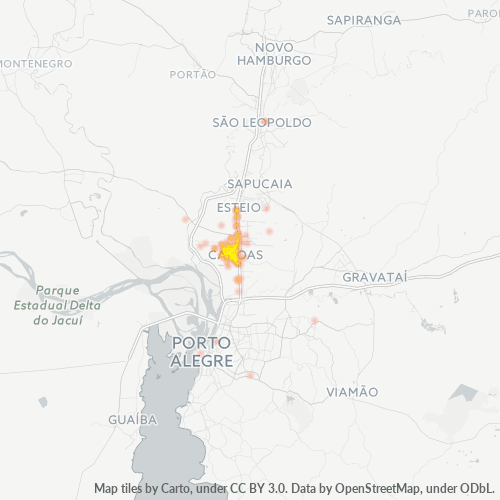 Dami ng Negosyo sa Postal Code 92310-000 - Canoas, Rio Grande do Sul