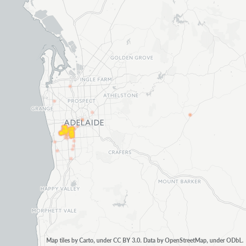 Dami ng Negosyo sa Postal Code 5037 - Netley, Timog Australya