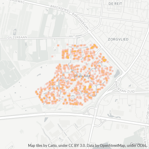 Dami ng Negosyo sa Postal Code 5032 - Tilburg, Provincie Noord-Brabant