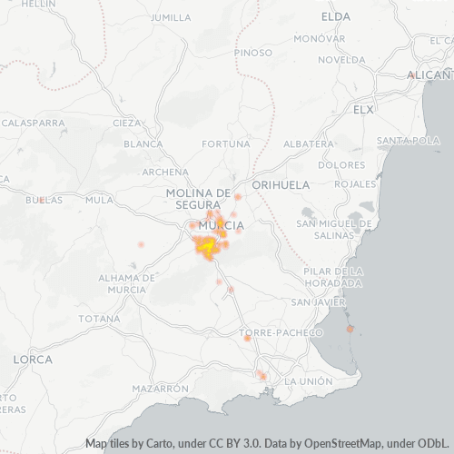 Dami ng Negosyo sa Postal Code 30120 - Murcia, Rehiyon ng Murcia