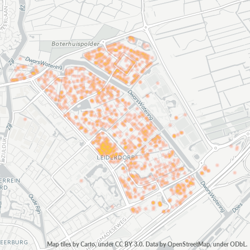 Dami ng Negosyo sa Postal Code 2353 - Leiderdorp, Provincie Zuid-Holland