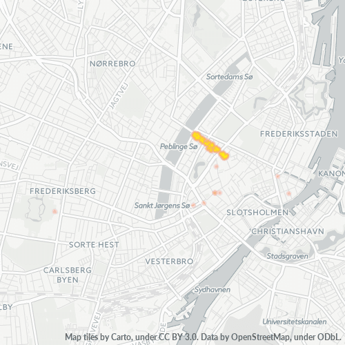 Dami ng Negosyo sa Postal Code 1360 - Copenhague, Region Hovedstaden