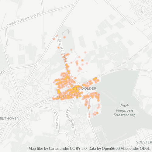 Dami ng Negosyo sa Postal Code 3734 - Den Dolder, Provincie Utrecht