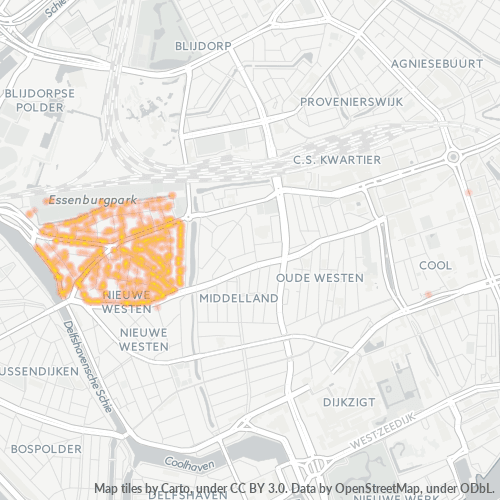 Dami ng Negosyo sa Postal Code 3022 - Rotterdam, Provincie Zuid-Holland