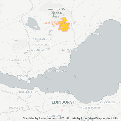 Dami ng Negosyo sa Postal Code KY6 - United Kingdom