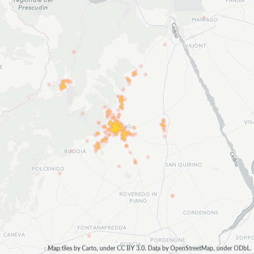 Dami ng Negosyo sa Postal Code 33081 - Marsure, Friuli-Venezia Giulia