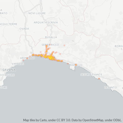Dami ng Negosyo sa Postal Code 16100 - Genoa, Liguria