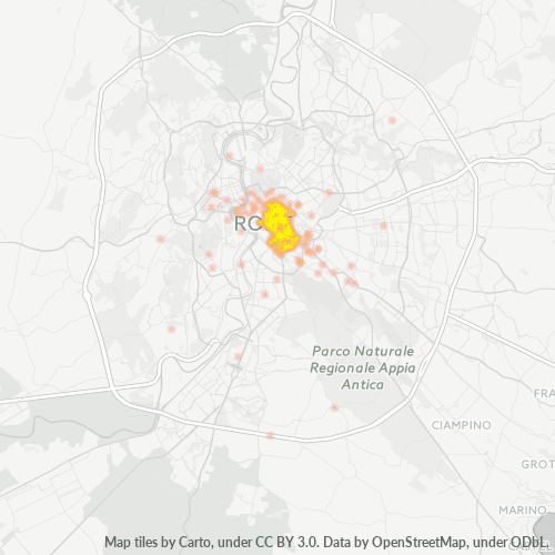 Dami ng Negosyo sa Postal Code 00184 - Roma, Lazio