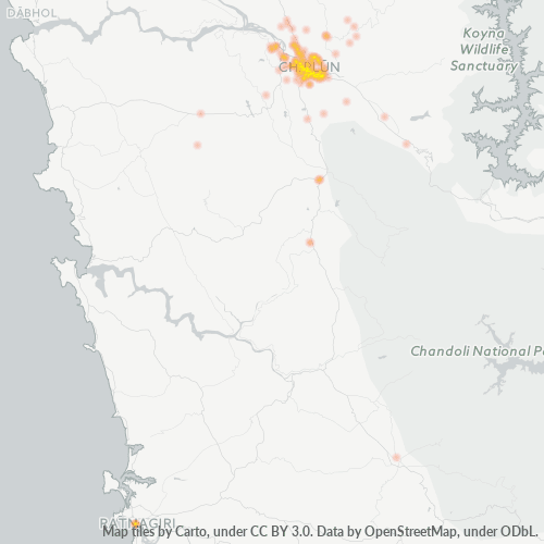 Dami ng Negosyo sa Postal Code 415605 - Chiplūn, Maharashtra