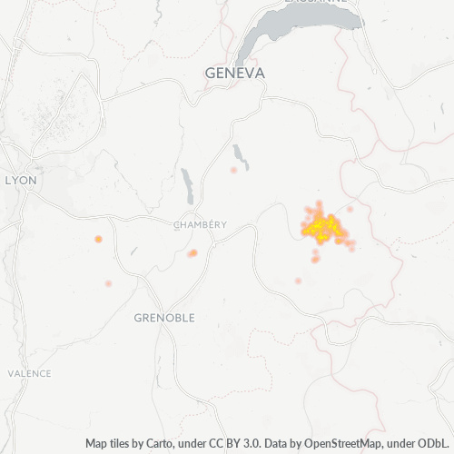 Dami ng Negosyo sa Postal Code 73210 - Valezan, Rhône-Alpes