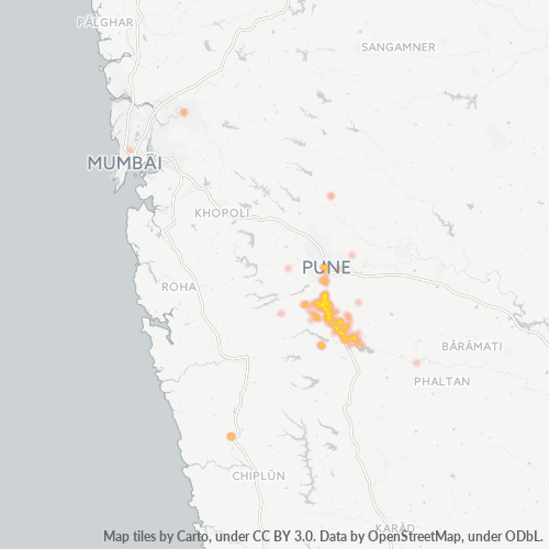 Dami ng Negosyo sa Postal Code 412205 - Pune, Maharashtra