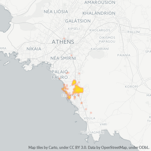 Dami ng Negosyo sa Postal Code 167 77 - Ellinikó, Attica