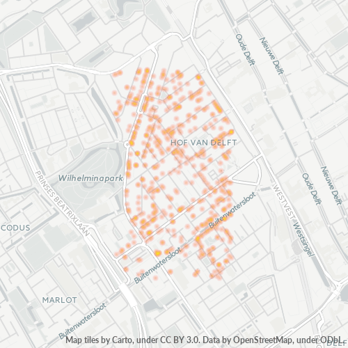 Dami ng Negosyo sa Postal Code 2613 - Delft, Provincie Zuid-Holland