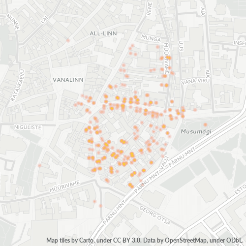 Dami ng Negosyo sa Postal Code 10140 - Sitsi, Harjumaa