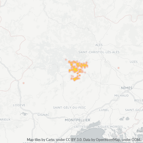 Dami ng Negosyo sa Postal Code 30170 - Cros, Languedoc-Roussillon
