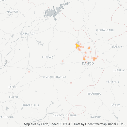 Dami ng Negosyo sa Postal Code 389180 - Dohad, Gujarat