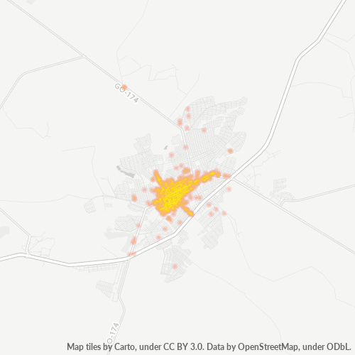 Dami ng Negosyo sa Postal Code 75901-000 - Rio Verde, Goiás
