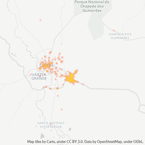 Dami ng Negosyo sa Postal Code 78098-000 - Cuiabá, Mato Grosso