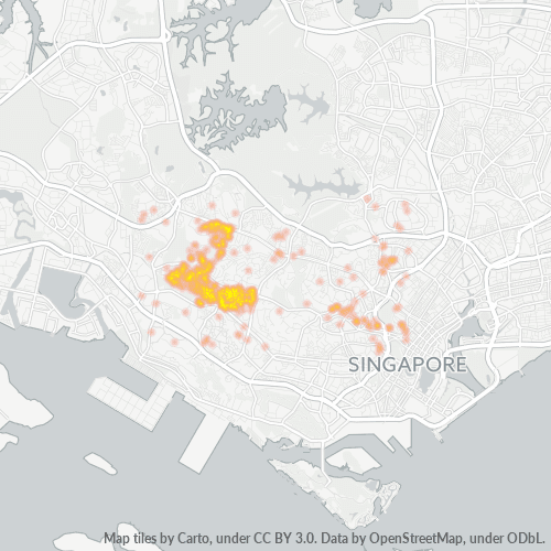 Concentració d'empreses a Codi Postal 27 - Singapur