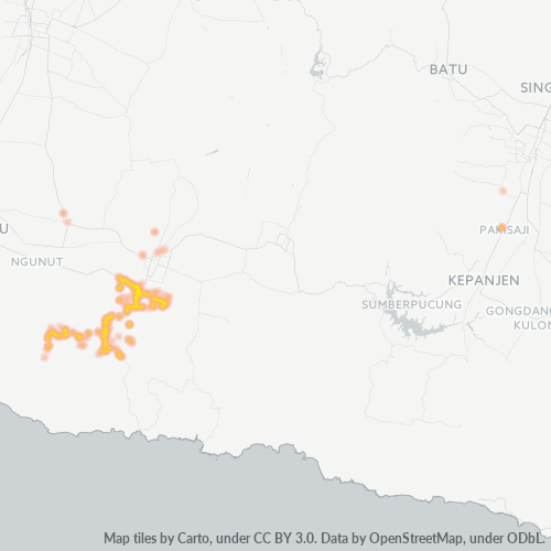 Dami ng Negosyo sa Postal Code 66161 - Blitar, Silangang Java