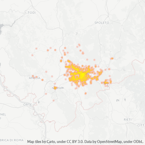 Dami ng Negosyo sa Postal Code 05100 - Terni, Umbria