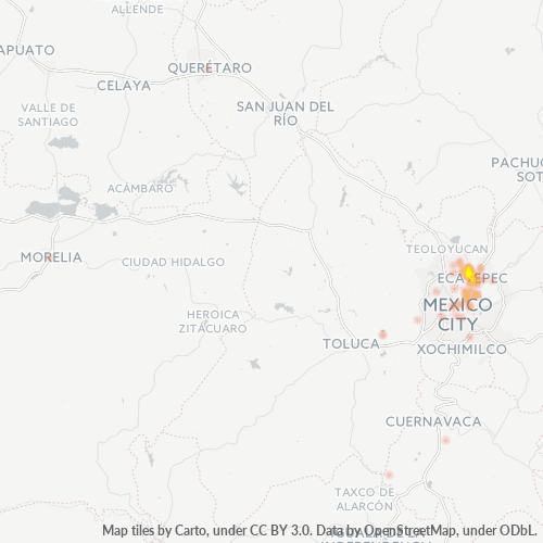 Dami ng Negosyo sa Postal Code 55010 - Ecatepec, Estado ng Mehiko