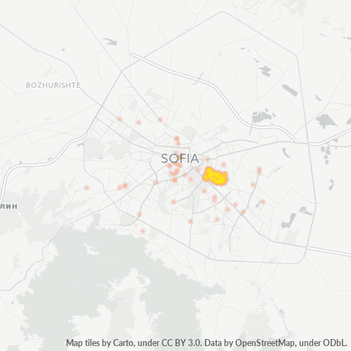 Dami ng Negosyo sa Postal Code 1111 - Sofia, Sofiya-Grad
