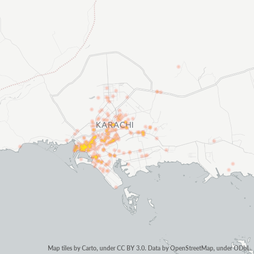 Dami ng Negosyo sa Postal Code 74000 - Karachi, Sindh
