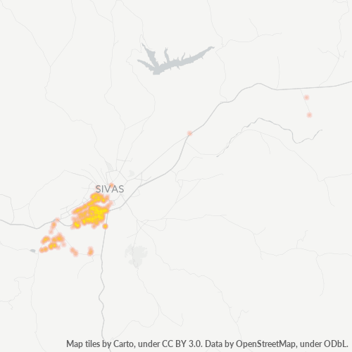 Dami ng Negosyo sa Postal Code 58080 - Sivas, Sivas Province