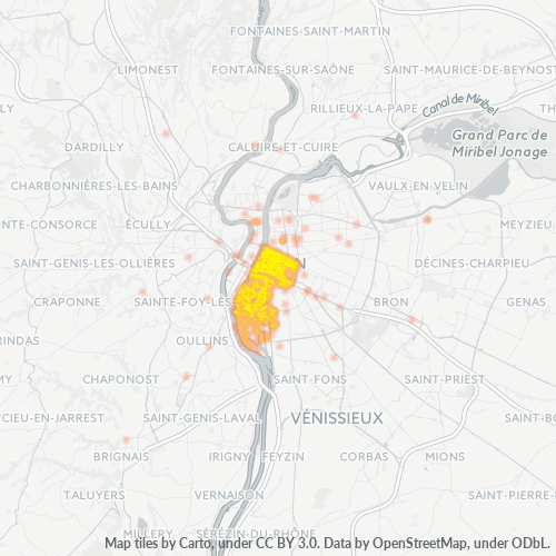 Dami ng Negosyo sa Postal Code 69007 - Lyon, Rhône-Alpes