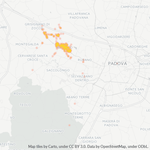 Dami ng Negosyo sa Postal Code 35035 - Italya