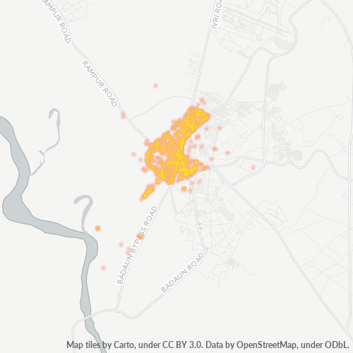 Ettevõttete kontsentratsioon asukohas Postiindeksi 243003 - Bareilly, Uttar Pradesh