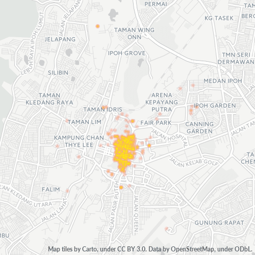 Dami ng Negosyo sa Postal Code 30300 - Ipoh, Perak