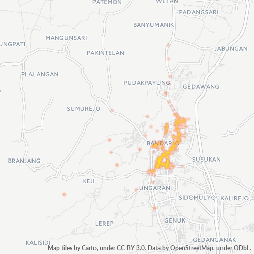 Dami ng Negosyo sa Postal Code 50517 - Semarang, Provinsi Jawa Tengah