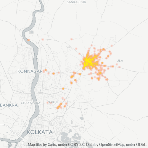Dami ng Negosyo sa Postal Code 700124 - West Bengal