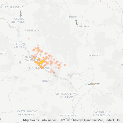 Dami ng Negosyo sa Postal Code 52028 - Arezzo, Tuscany
