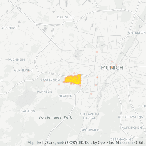 Business Concentration in Postal Code 81375 - Munich, Bavaria