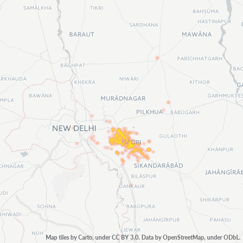 Dami ng Negosyo sa Postal Code 203207 - Dādri, Uttar Pradesh