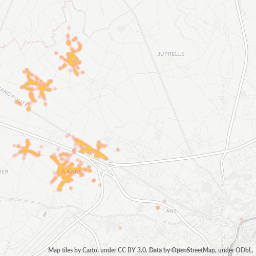 Bedrijfsconcentratie in Postcode 4340 - Awans, Wallonië