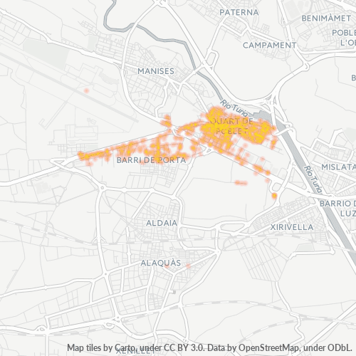 Verksamhetskoncentration i Postnummer 46930 - Torrent, Valencia (autonom region)