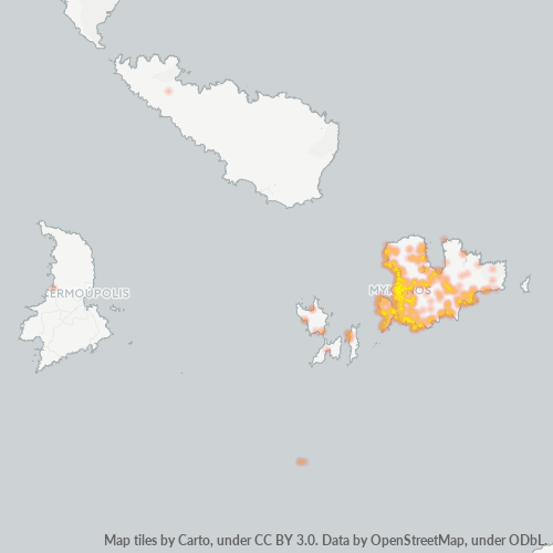 Dami ng Negosyo sa Postal Code 846 00 - Mykonos, South Aegean