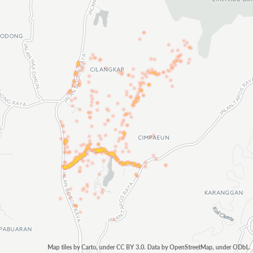 Bedriftskonsentrasjon i Postnummer 16458 - Depok (Vest-Java)