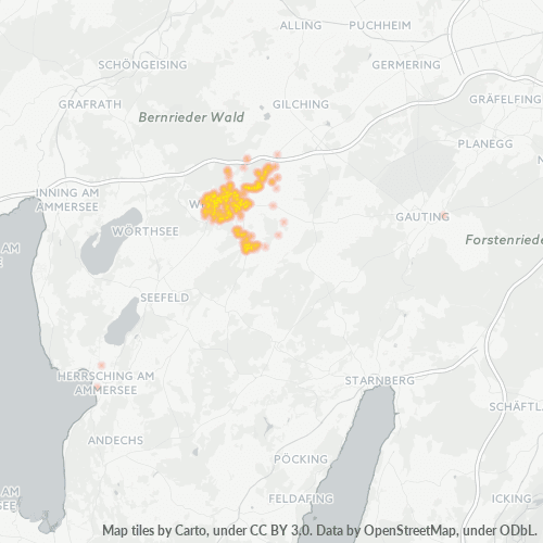 Business Concentration in Postal Code 82234 - Weßling, Bavaria
