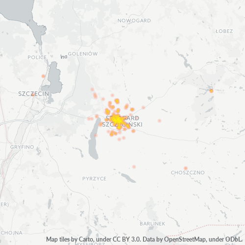 Dami ng Negosyo sa Postal Code 73-110 - Strachocin, Województwo Zachodniopomorskie