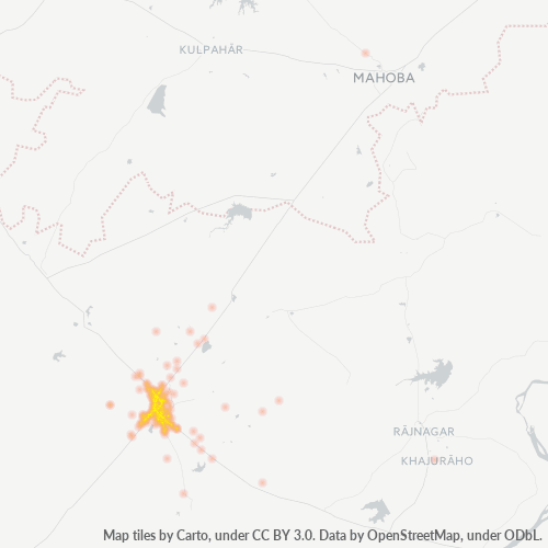 Dami ng Negosyo sa Postal Code 471001 - Chhatarpur, Madhya Pradesh