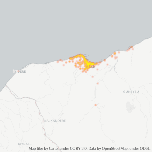 Mkusanyiko wa Biashara katika Posta 53100 - Rize, Mkoa wa Rize