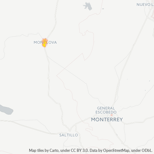 Dami ng Negosyo sa Postal Code 25790 - Monclova, Coahuila